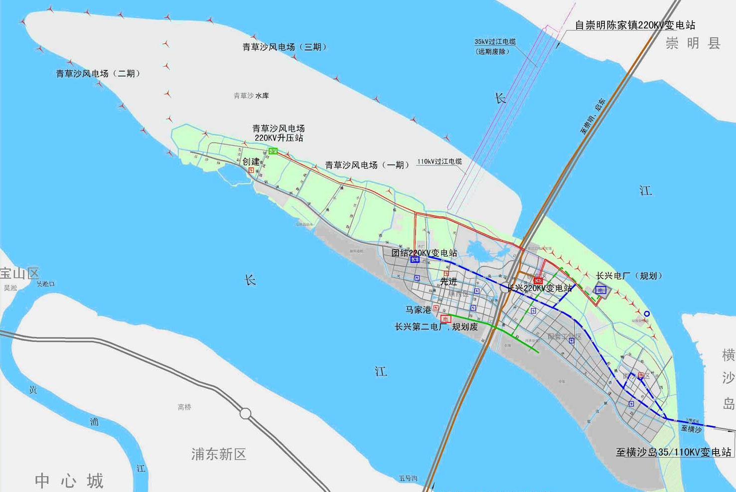 青草沙风电场